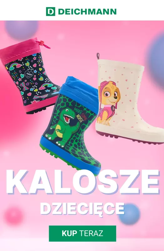 Deichmann - gazetka promocyjna Kalosze dziecięce  