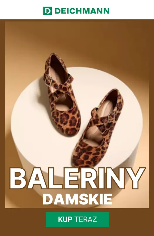 Deichmann - gazetka promocyjna Baleriny damskie od wtorku 23.09 do czwartku 02.10