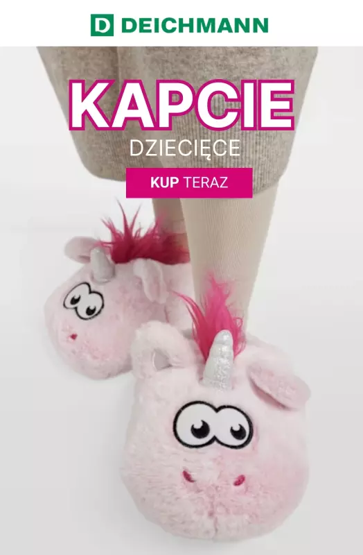 Deichmann - gazetka promocyjna Kapcie dziecięce od czwartku 25.09 do soboty 04.10