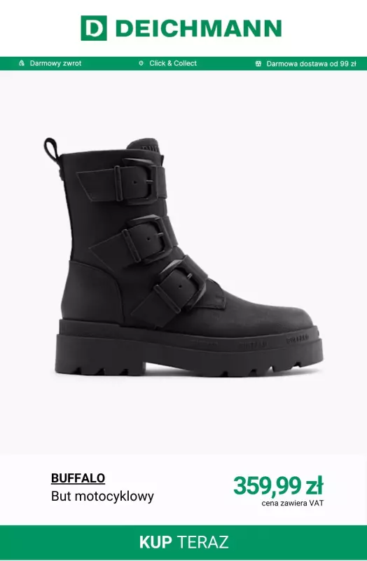 Deichmann - gazetka promocyjna Botki na jesień od 139,99 zł od środy 01.10  - strona 13