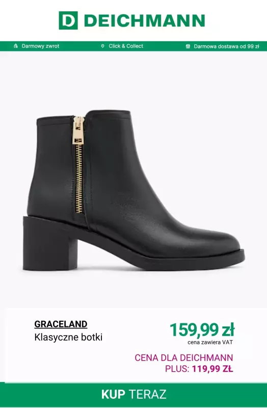 Deichmann - gazetka promocyjna Zaoszczędź do -40 zł w Deichmann Plus   - strona 2
