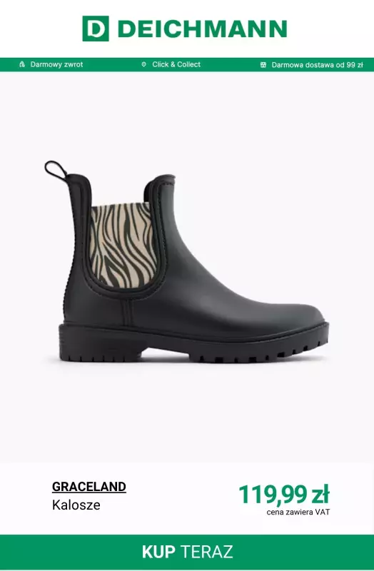 Deichmann - gazetka promocyjna Kalosze i gumowce damskie   - strona 2