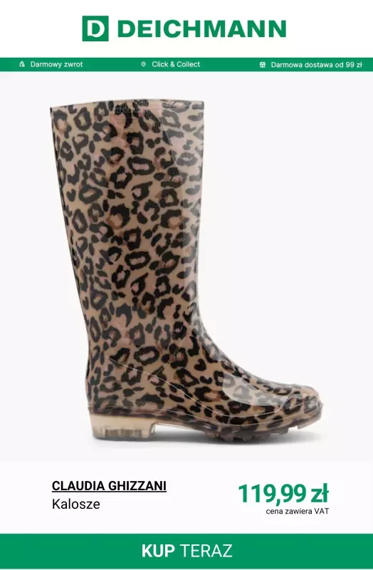 Deichmann - gazetka promocyjna Kalosze i gumowce damskie   - strona 3