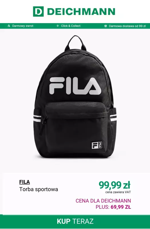 Deichmann - gazetka promocyjna -30% na plecaki i torebki przy zakupach od 99 zł od wtorku 07.10  - strona 4