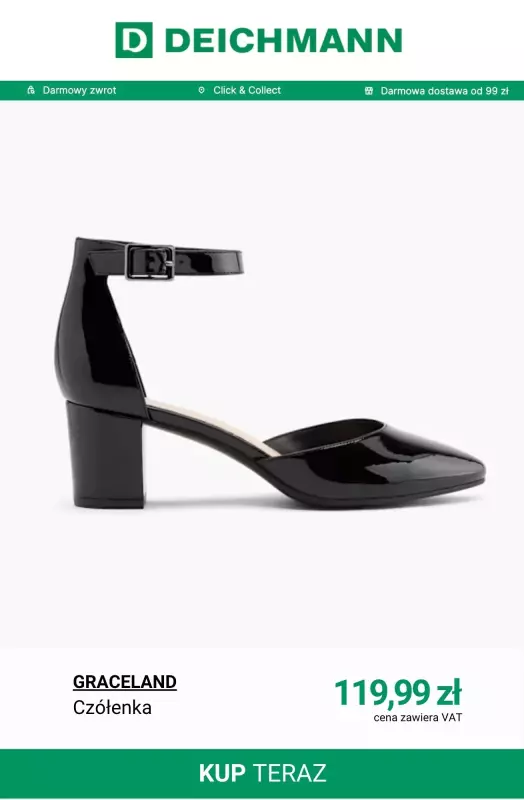 Deichmann - gazetka promocyjna Nowe modele butów na obcasie   - strona 2