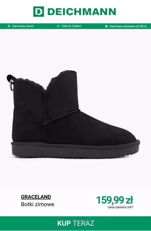 Deichmann - gazetka promocyjna Ocieplane botki zimowe   - strona 3