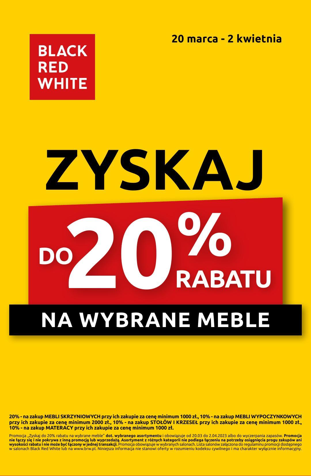 Black Red White - Zyskaj do 20% rabatu na wybrane meble - strona 1