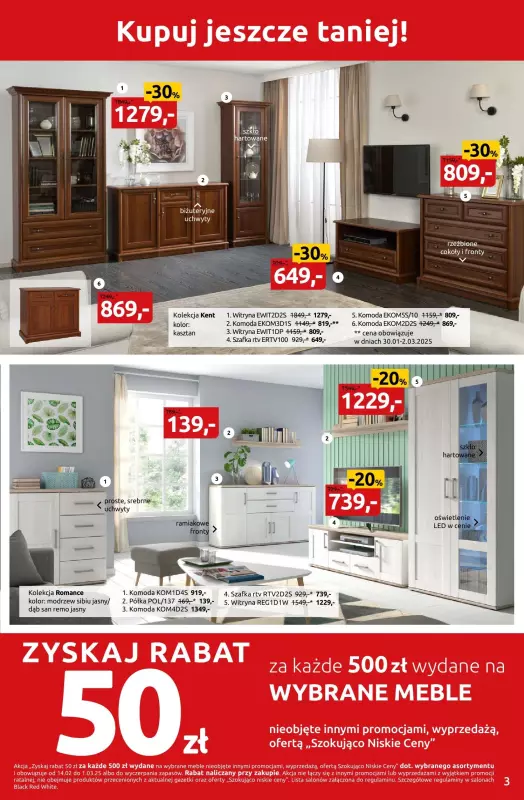 Black Red White - gazetka promocyjna Red Shopping Days od czwartku 13.02 do niedzieli 02.03 - strona 3