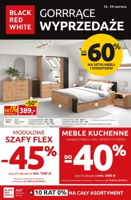 Black Red White - gazetka promocyjna Gorrrące Wyprzedaże do -60% od poniedziałku 16.06 do niedzieli 29.06