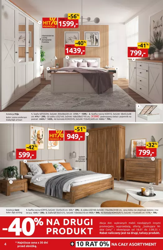 Black Red White - gazetka promocyjna Letnie rabatowanie do -50% od czwartku 17.07 do niedzieli 03.08 - strona 4