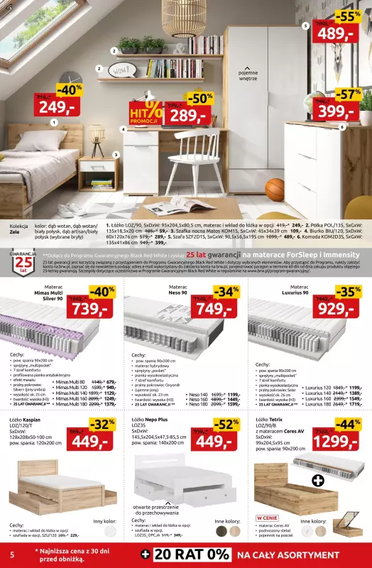 Black Red White - gazetka promocyjna Złap szkolne okazje do -60% od poniedziałku 11.08 do niedzieli 24.08 - strona 5