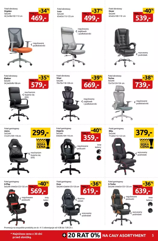 Black Red White - gazetka promocyjna Złap szkolne okazje do -60% od poniedziałku 04.08 do niedzieli 24.08 - strona 5