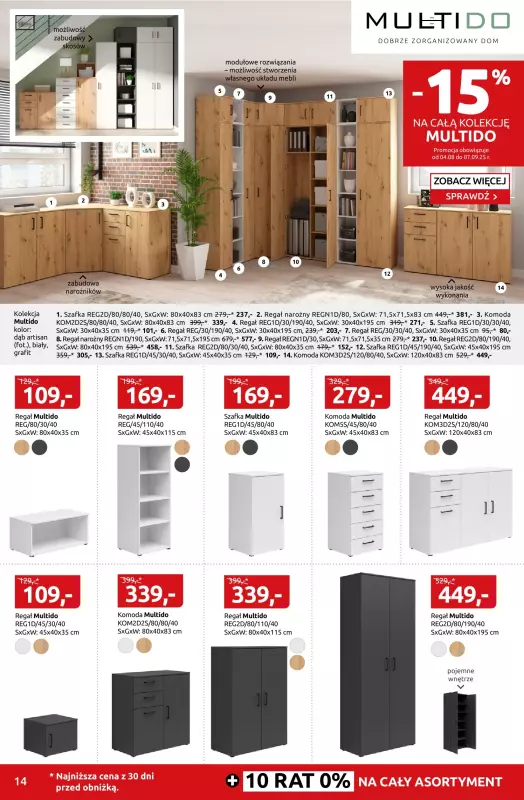 Black Red White - gazetka promocyjna Ostatni dzwonek na szkolne okazje do -55% od poniedziałku 25.08 do niedzieli 07.09 - strona 14