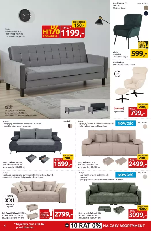 Black Red White - gazetka promocyjna Jesienne RABATOBRANIE do -50% od poniedziałku 13.10 do środy 29.10 - strona 4