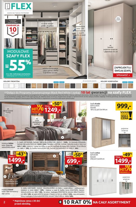 Black Red White - gazetka promocyjna Jesienne RABATOBRANIE do -50% od poniedziałku 13.10 do środy 29.10 - strona 2