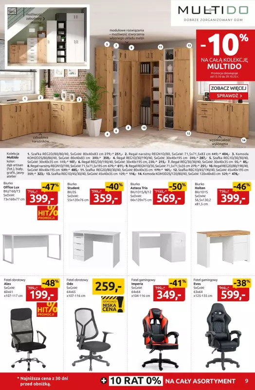 Black Red White - gazetka promocyjna Jesienne RABATOBRANIE do -50% od poniedziałku 13.10 do środy 29.10 - strona 9