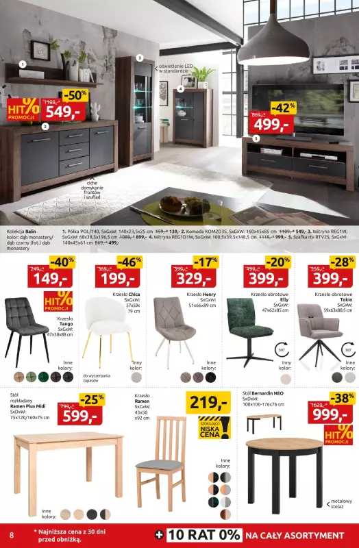 Black Red White - gazetka promocyjna Jesienne RABATOBRANIE do -50% od poniedziałku 13.10 do środy 29.10 - strona 8
