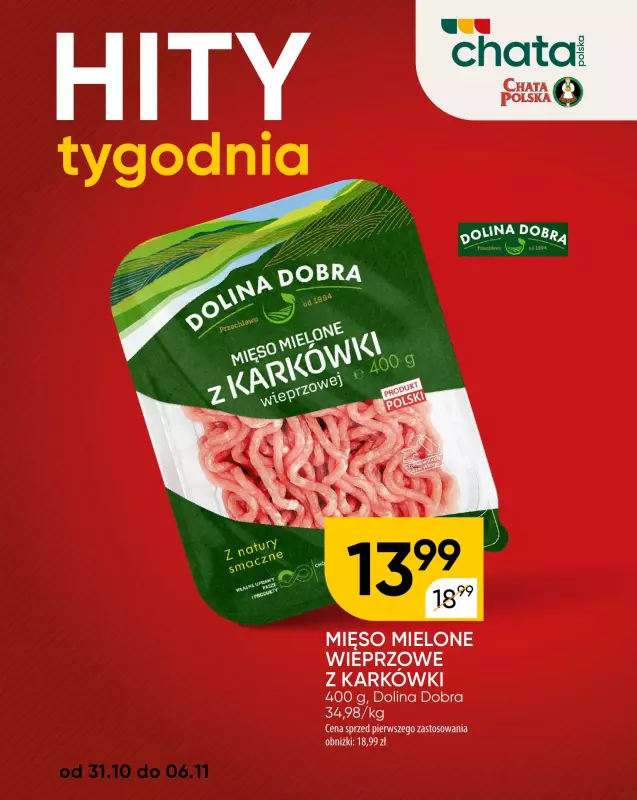 Chata Polska - gazetka promocyjna Hity tygodnia od czwartku 31.10 do środy 06.11 - strona 3