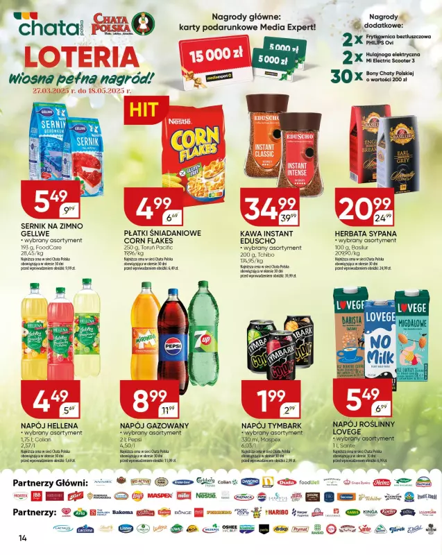 Chata Polska - gazetka promocyjna Gazetka od czwartku 08.05 do niedzieli 18.05 - strona 14
