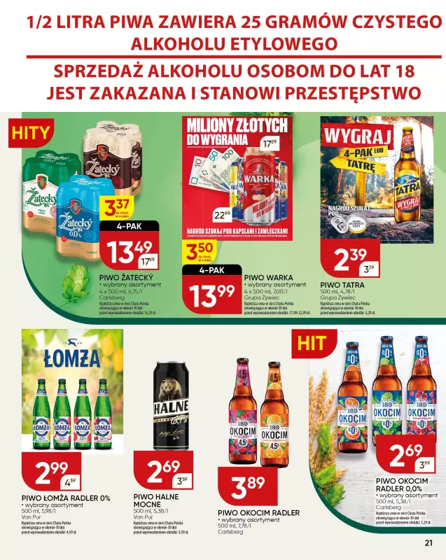 Chata Polska - gazetka promocyjna Gazetka od czwartku 08.05 do niedzieli 18.05 - strona 21