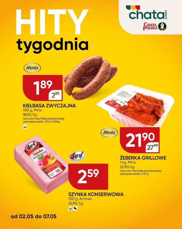 Chata Polska - gazetka promocyjna Gazetka od czwartku 08.05 do niedzieli 18.05 - strona 25