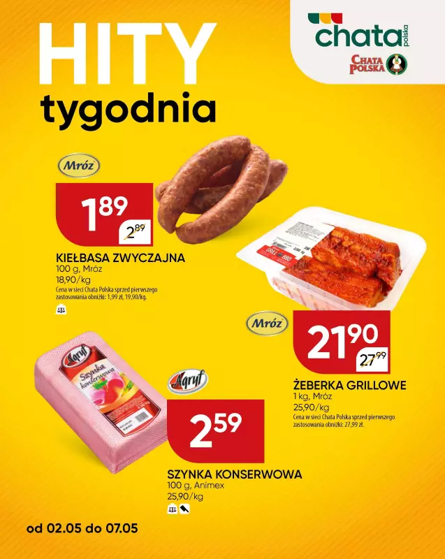 Chata Polska - gazetka promocyjna Gazetka od czwartku 08.05 do niedzieli 18.05 - strona 25