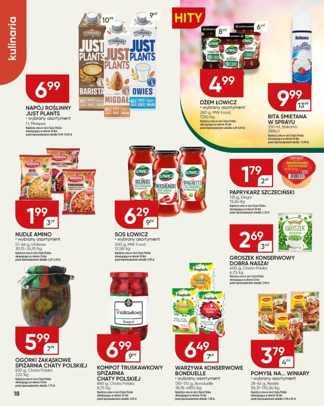 Chata Polska - gazetka promocyjna Gazetka od czwartku 08.05 do niedzieli 18.05 - strona 18