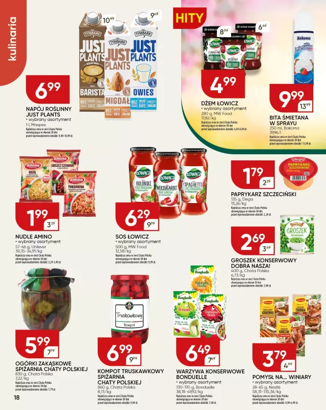Chata Polska - gazetka promocyjna Gazetka od czwartku 08.05 do niedzieli 18.05 - strona 18