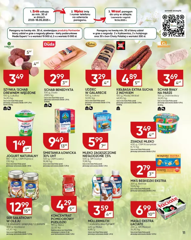Chata Polska - gazetka promocyjna Gazetka od czwartku 08.05 do niedzieli 18.05 - strona 11