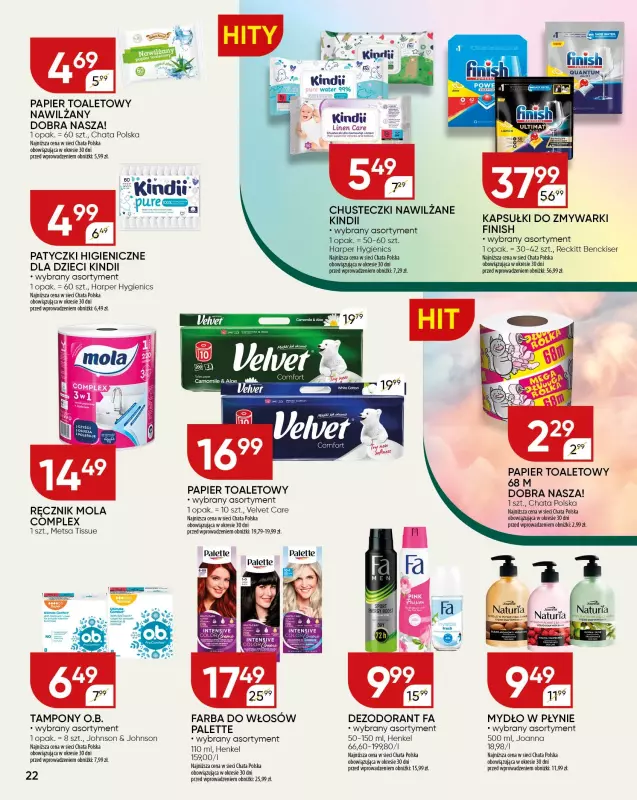 Chata Polska - gazetka promocyjna Gazetka od czwartku 08.05 do niedzieli 18.05 - strona 22
