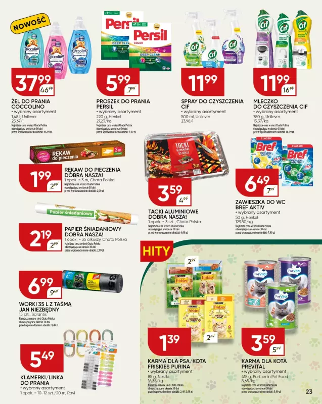 Chata Polska - gazetka promocyjna Gazetka od czwartku 08.05 do niedzieli 18.05 - strona 23