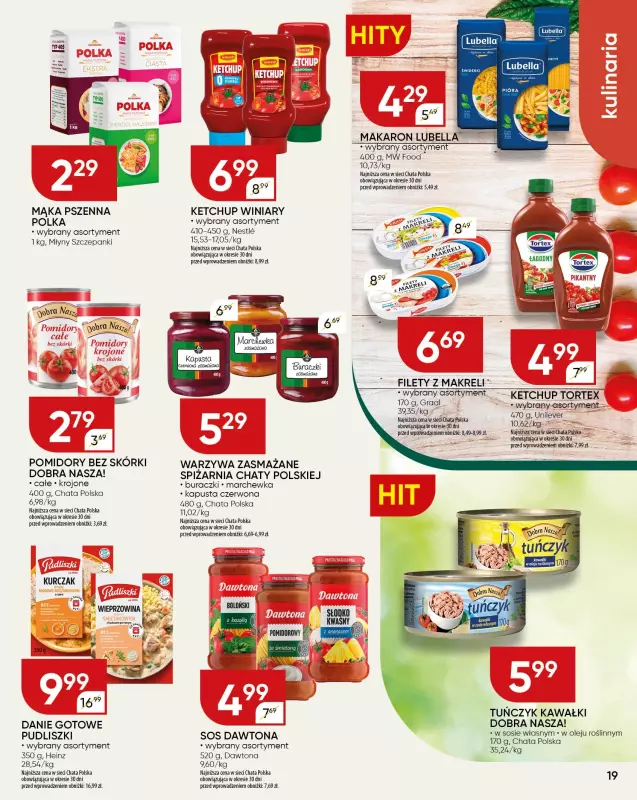 Chata Polska - gazetka promocyjna Gazetka od czwartku 08.05 do niedzieli 18.05 - strona 19