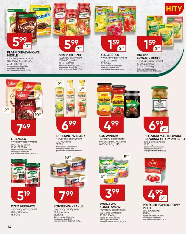 Chata Polska - gazetka promocyjna Gazetka od czwartku 22.05 do niedzieli 01.06 - strona 14