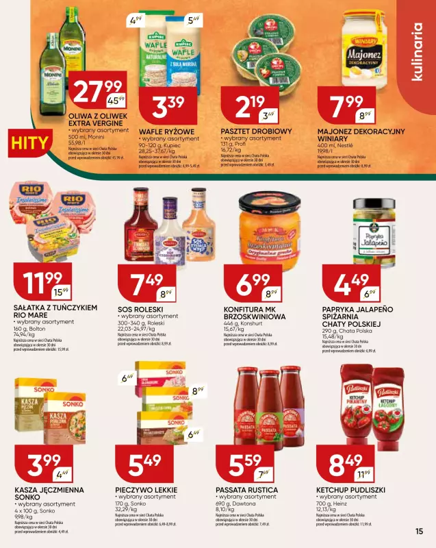 Chata Polska - gazetka promocyjna Gazetka od czwartku 22.05 do niedzieli 01.06 - strona 15