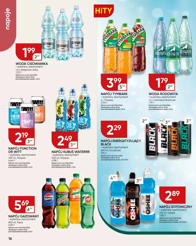 Chata Polska - gazetka promocyjna Gazetka od czwartku 05.06 do niedzieli 15.06 - strona 16