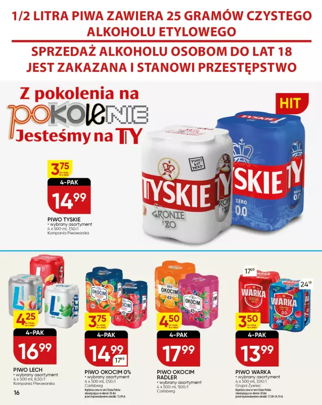 Chata Polska - gazetka promocyjna Gazetka od wtorku 17.06 do niedzieli 29.06 - strona 16