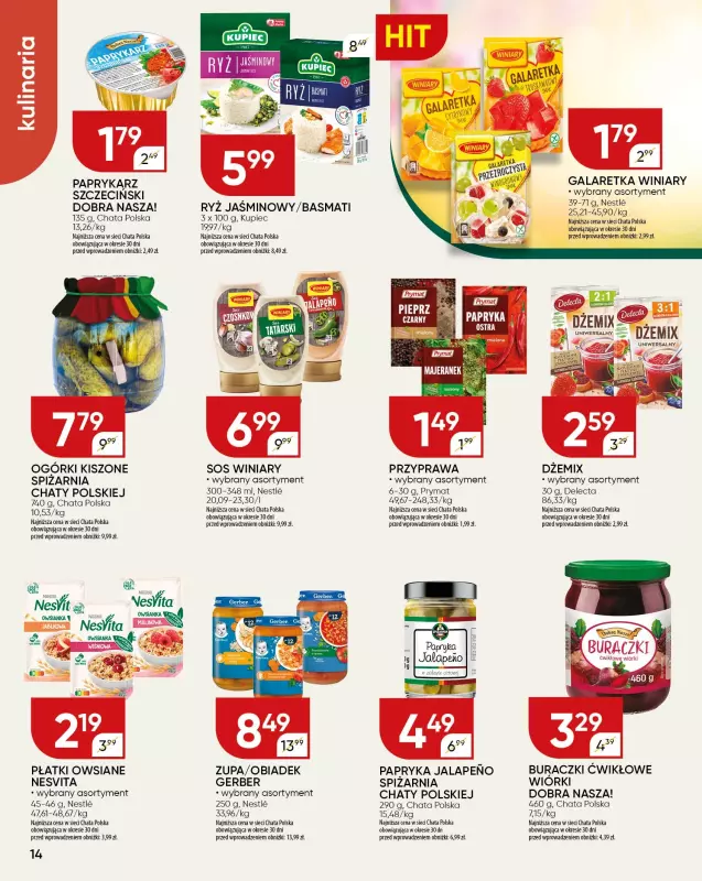 Chata Polska - gazetka promocyjna Gazetka od wtorku 17.06 do niedzieli 29.06 - strona 14
