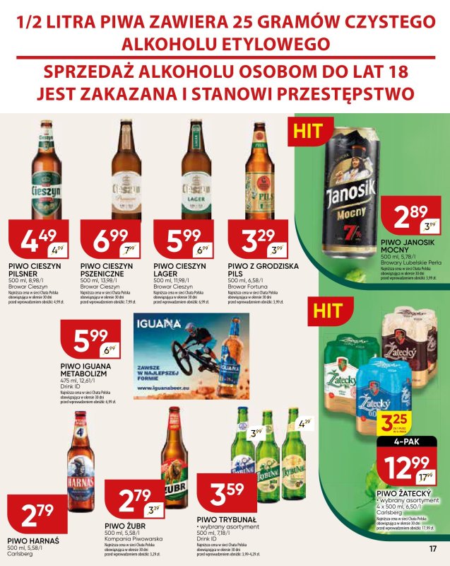 Chata Polska - gazetka promocyjna Gazetka od czwartku 03.07 do czwartku 17.07 - strona 17
