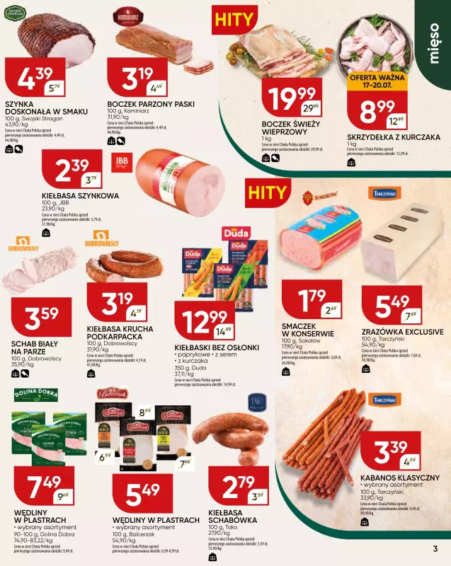 Chata Polska - gazetka promocyjna Gazetka od czwartku 17.07 do niedzieli 27.07 - strona 3
