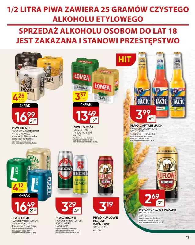 Chata Polska - gazetka promocyjna Gazetka od czwartku 17.07 do niedzieli 27.07 - strona 17