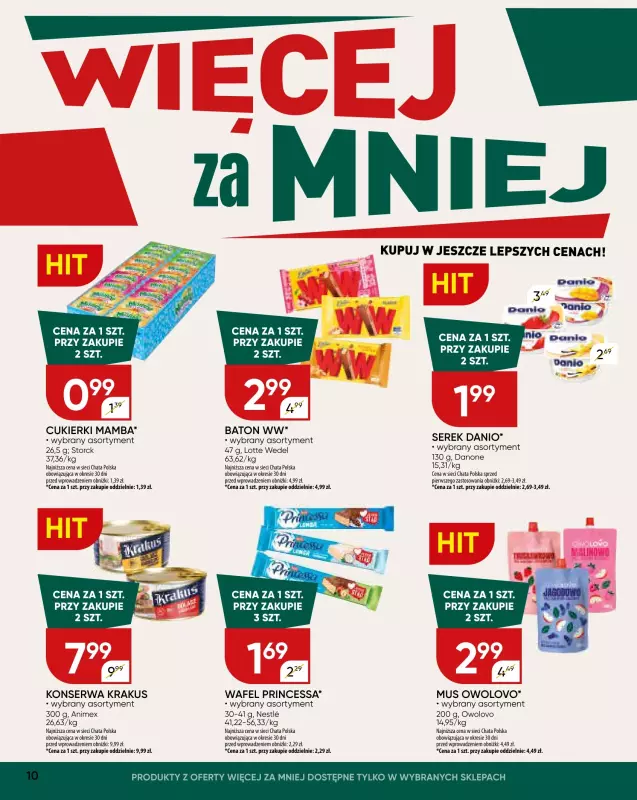 Chata Polska - gazetka promocyjna Gazetka od czwartku 31.07 do niedzieli 10.08 - strona 10