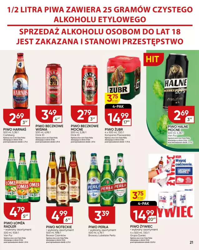 Chata Polska - gazetka promocyjna Gazetka od czwartku 31.07 do niedzieli 10.08 - strona 21