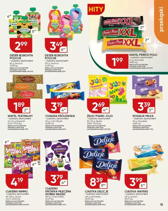 Chata Polska - gazetka promocyjna Gazetka od środy 13.08 do niedzieli 24.08 - strona 15