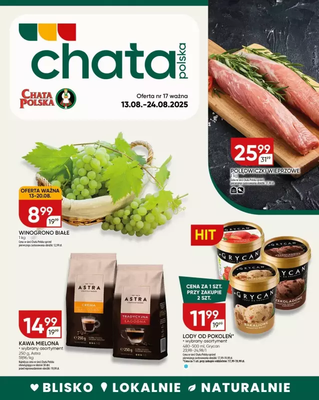 Chata Polska - gazetka promocyjna Gazetka od środy 13.08 do niedzieli 24.08