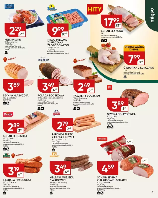 Chata Polska - gazetka promocyjna Gazetka od środy 13.08 do niedzieli 24.08 - strona 3