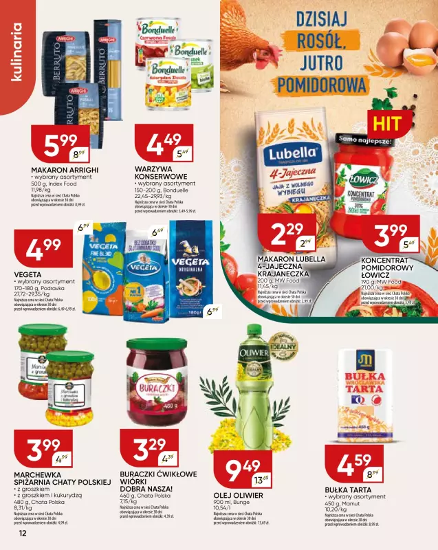 Chata Polska - gazetka promocyjna Gazetka od czwartku 11.09 do niedzieli 21.09 - strona 12