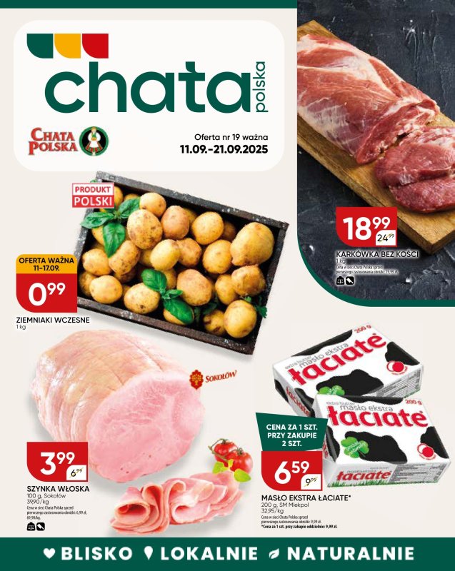 Chata Polska - gazetka promocyjna Gazetka od czwartku 11.09 do niedzieli 21.09