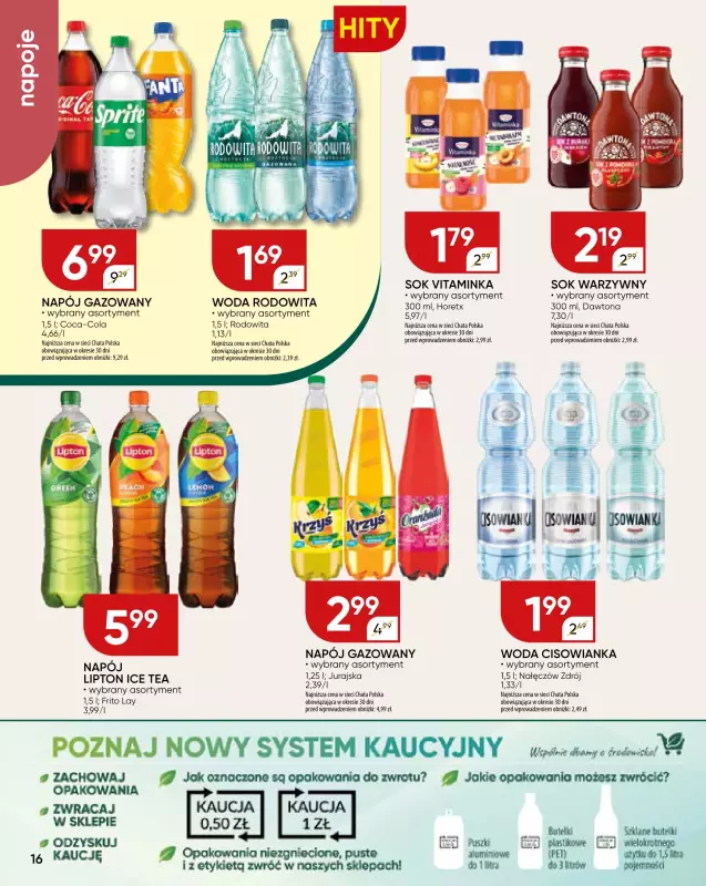 Chata Polska - gazetka promocyjna Gazetka od czwartku 09.10 do niedzieli 19.10 - strona 16