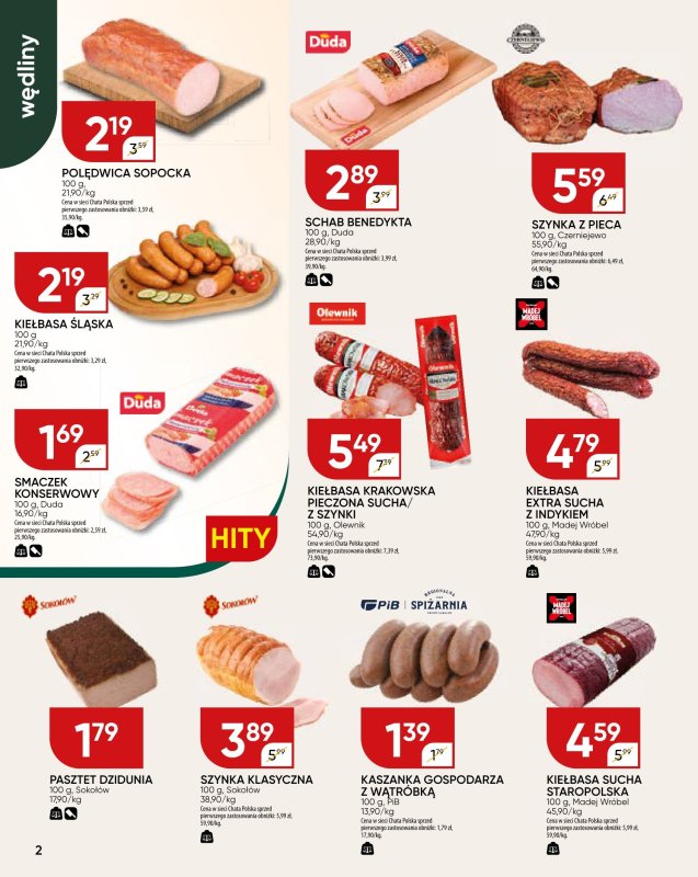 Chata Polska - gazetka promocyjna Gazetka od czwartku 09.10 do niedzieli 19.10 - strona 2