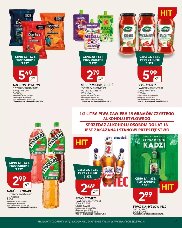 Chata Polska - gazetka promocyjna Gazetka od czwartku 09.10 do niedzieli 19.10 - strona 9
